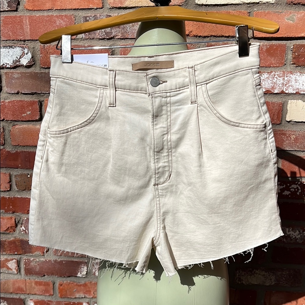 NWT Joe's Jeans The Pleated High Rise Cut-Off Shorts size 28